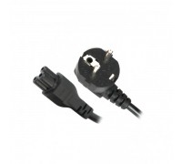 Кабель силовий Maxxter CL-15-6 CEE7/7-C5, довжина 1.8 м, із заземленням, для ноутбука, 3*0.5 мм