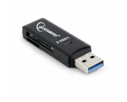 Зовнішній картрідер Gembird UHB-CR3-01, USB 3.0, для SD і MicroSD