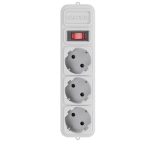 Мережевий фільтр Maxxter SPM3-G-10G, сірий, 3 м кабель, 3 розетки