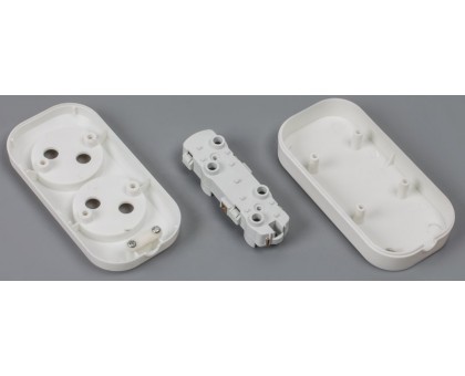 Колодка на 2 розетки без заземлення Maxxter ES-2 Колодка на 2 розетки без заземлення Maxxter ES-2