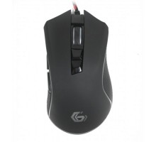 Оптична ігрова мишка Gembird MUSG-301, USB інтерфейс, 3200 dpi, чорна