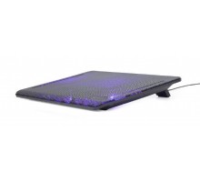 Підставка під ноутбук Gembird NBS-2F15-01 до 15", 2x 125 мм fan, чорна