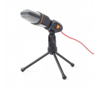 Мікрофон настільний Gembird MIC-D-03, всеспрямований з підставкою чорного кольору