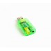 Адаптер Gembird SC-USB-01, USB2.0 to Audio, зеленого кольору, блістер