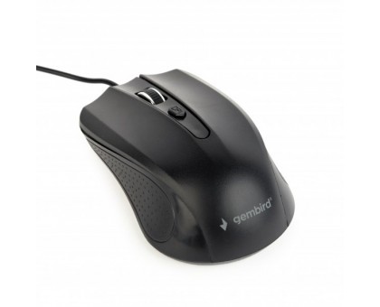 Оптична мишка Gembird MUS-4B-01, USB, 1200 dpi, чорний колір Оптична мишка Gembird MUS-4B-01, USB, 1200 dpi, чорний колір