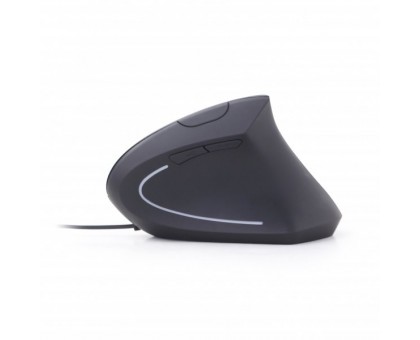 Оптична мишка Gembird MUS-ERGO-01, USB интерфейс, чорний колір