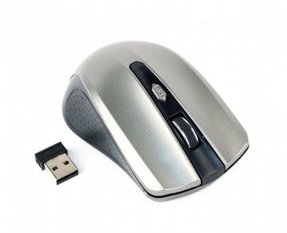 Бездротова оптична мишка Gembird MUSW-4B-04-BG, USB, 1600 dpi, сiро-чорна Бездротова оптична мишка Gembird MUSW-4B-04-BG, USB, 1600 dpi, сiро-чорна