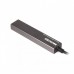 Хаб USB 3.0 Type-A HU3A-4P-02 на 4 порти, метал, темно-сірий