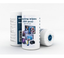 Серветки очисні Gembird CK-WW100-01 в тубі для TFT/LCD, 100 шт.