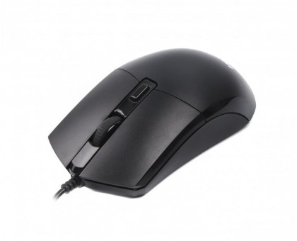 Миша дротова Maxxter Mc-4B01, оптична, 4 кнопки, 2400 DPI, USB, чорна
