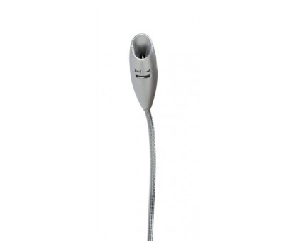 Мікрофон настільний MIC-DU-01, USB-підключення, вбудована звукова карта, сріблястий колір Мікрофон настільний MIC-DU-01, USB-підключення, вбудована звукова карта, сріблястий колір