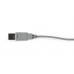 Мікрофон настільний MIC-DU-01, USB-підключення, вбудована звукова карта, сріблястий колір