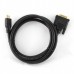 Кабель Maxxter V-HDMI-DVI-1M, позол. коннект., 1 м.
