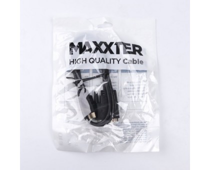 Кабель Maxxter V-HDMI-DVI-1M, позол. коннект., 1 м. Кабель Maxxter V-HDMI-DVI-1M, позол. коннект., 1 м.
