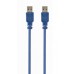 Кабель Maxxter U-AMAM3-0,5M, преміум якість USB 3.0 A-тато/А-тато, 0,5 м.