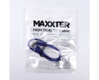 Кабель Maxxter U-AMAM3-0,5M, преміум якість USB 3.0 A-тато/А-тато, 0,5 м. Кабель Maxxter U-AMAM3-0,5M, преміум якість USB 3.0 A-тато/А-тато, 0,5 м.