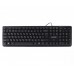 Клавіатура офісна Maxxter KBM-U01-UA, USB, Укр/Рус, пластик, чорна
