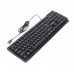 Клавіатура офісна Maxxter KBM-U01-UA, USB, Укр/Рус, пластик, чорна