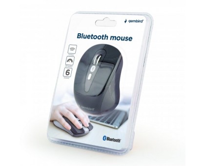 Миша Gembird MUSWB-6B-01 з бездротовим інтерфейсом Bluetooth Миша Gembird MUSWB-6B-01 з бездротовим інтерфейсом Bluetooth