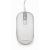 Оптична миша, MUS-4B-06-WS USB інтерфейс, бiло-сiра