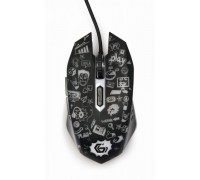 Оптична миша MUS-6B-GRAFIX-01, USB інтерфейс, пiдсвiчування