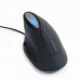Оптична ергономічна миша MUS-ERGO-03, USB інтерфейс, чорний