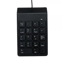 Цифрова USB клавіатура Gembird KPD-U-03, 18 кнопок, чорна
