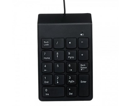 Цифрова USB клавіатура Gembird KPD-U-03, 18 кнопок, чорна Цифрова USB клавіатура Gembird KPD-U-03, 18 кнопок, чорна