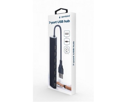 Хаб Gembird UHB-U2P7-04 на 7 портів USB 2.0 Хаб Gembird UHB-U2P7-04 на 7 портів USB 2.0