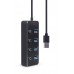 Хаб Gembird UHB-U3P4P-01 на 4 порти USB 3.1