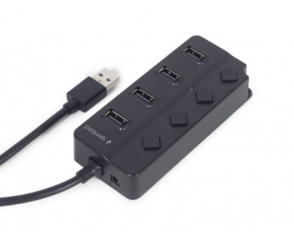 Хаб Gembird UHB-U2P4P-01 на 4 порти USB 2.0 Хаб Gembird UHB-U2P4P-01 на 4 порти USB 2.0