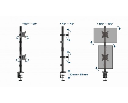Кронштейн Gembird MA-D2-02 Кронштейн Gembird MA-D2-02