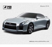 Килимок для мишки Podmyshku Nissan GT-R, пластик.