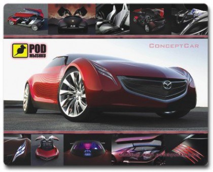 Килимок для мишки Podmyshku Mazda, пластик. Килимок для мишки Podmyshku Mazda, пластик.