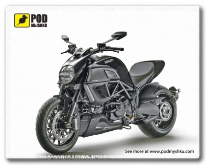 Килимок для мишки Podmyshku Ducati Diavel, пластик. Килимок для мишки Podmyshku Ducati Diavel, пластик.