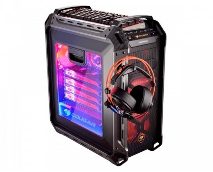 Корпус комп'ютерний Cougar Panzer Max, ігровий, 2х 5.25 + 2х 3.5" + 6х 2.5" Корпус комп'ютерний Cougar Panzer Max, ігровий, 2х 5.25 + 2х 3.5" + 6х 2.5"