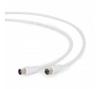 Кабель подовжувач антенний Cablexpert CCV-515-W-5M , 5,0 м , 0,75 Ом білий