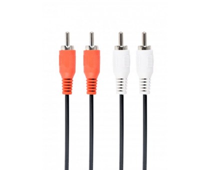 Кабель Cablexpert CCA-2R2R-6, 2RCA-2RCA, 1,8 метра Кабель Cablexpert CCA-2R2R-6, 2RCA-2RCA, 1,8 метра