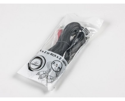 Кабель Cablexpert CCA-2R2R-7,5M, 2RCA-2RCA, 7,5 метрів