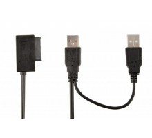 Перехідник Cablexpert A-USATA-01 з USB 2.0 на Slimline SATA 13 pin