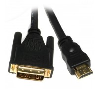 Кабель Viewcon VD 066-3м, HDMI to DVI: 18+1; 3м, позолочені конектори, блістер, v1.3