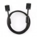 Кабель Cablexpert CC-PPVGA-6B, преміум якість, VGA 3+9C HD15M тато /HD15M тато, подвійно-екранований, з 2-ма феритами, 1,8 м, чорний колір
