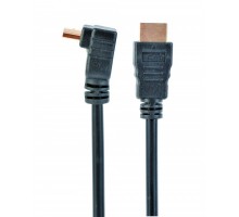 Кабель Cablexpert CC-HDMI490-10, HDMI V.1.4 вилка/кутова вилка, з позолоченими контактами, 3 м