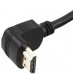 Кабель Cablexpert CC-HDMI490-15, HDMI V.1.4 вилка/кутова вилка, з позолоченими контактами, 4.5 м