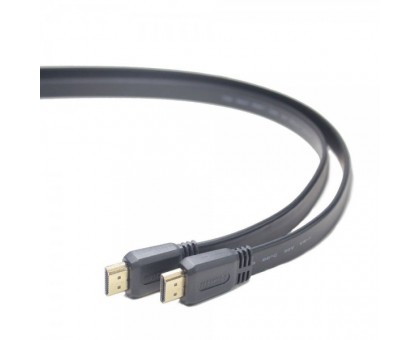 Кабель Cablexpert CC-HDMI4F-10, HDMI V.2.0, вилка/вилка, з позолоченими коннекторами, 3 м, плоский