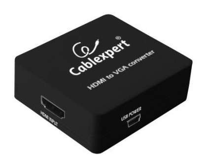 Перетворювач сигналу Cablexpert DSC-HDMI-VGA-001, з HDMI у VGA Перетворювач сигналу Cablexpert DSC-HDMI-VGA-001, з HDMI у VGA