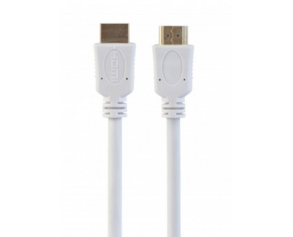 Кабель HDMI Cablexpert CC-HDMI4-W-6, V.2.0, 4К 60 Гц, позолочені конектори, 1.8 м, білий Кабель HDMI Cablexpert CC-HDMI4-W-6, V.2.0, 4К 60 Гц, позолочені конектори, 1.8 м, білий