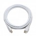 Кабель HDMI Cablexpert CC-HDMI4-W-6, V.2.0, 4К 60 Гц, позолочені конектори, 1.8 м, білий