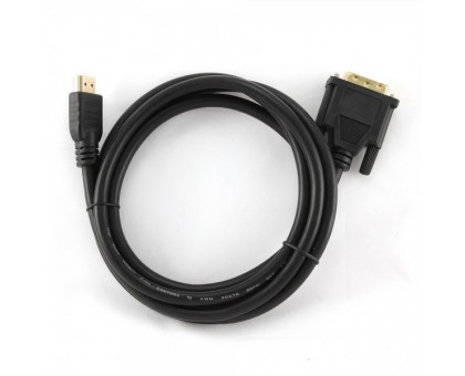 Кабель Cablexpert CC-HDMI-DVI-0.5M, HDMI-DVI тато/тато, позолочені коннектори, 0,5 м Кабель Cablexpert CC-HDMI-DVI-0.5M, HDMI-DVI тато/тато, позолочені коннектори, 0,5 м