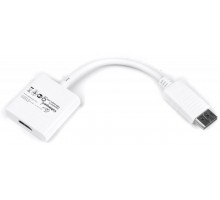 Адаптер-перехідник DisplayPort на HDMI Cablexpert A-DPM-HDMIF-002-W